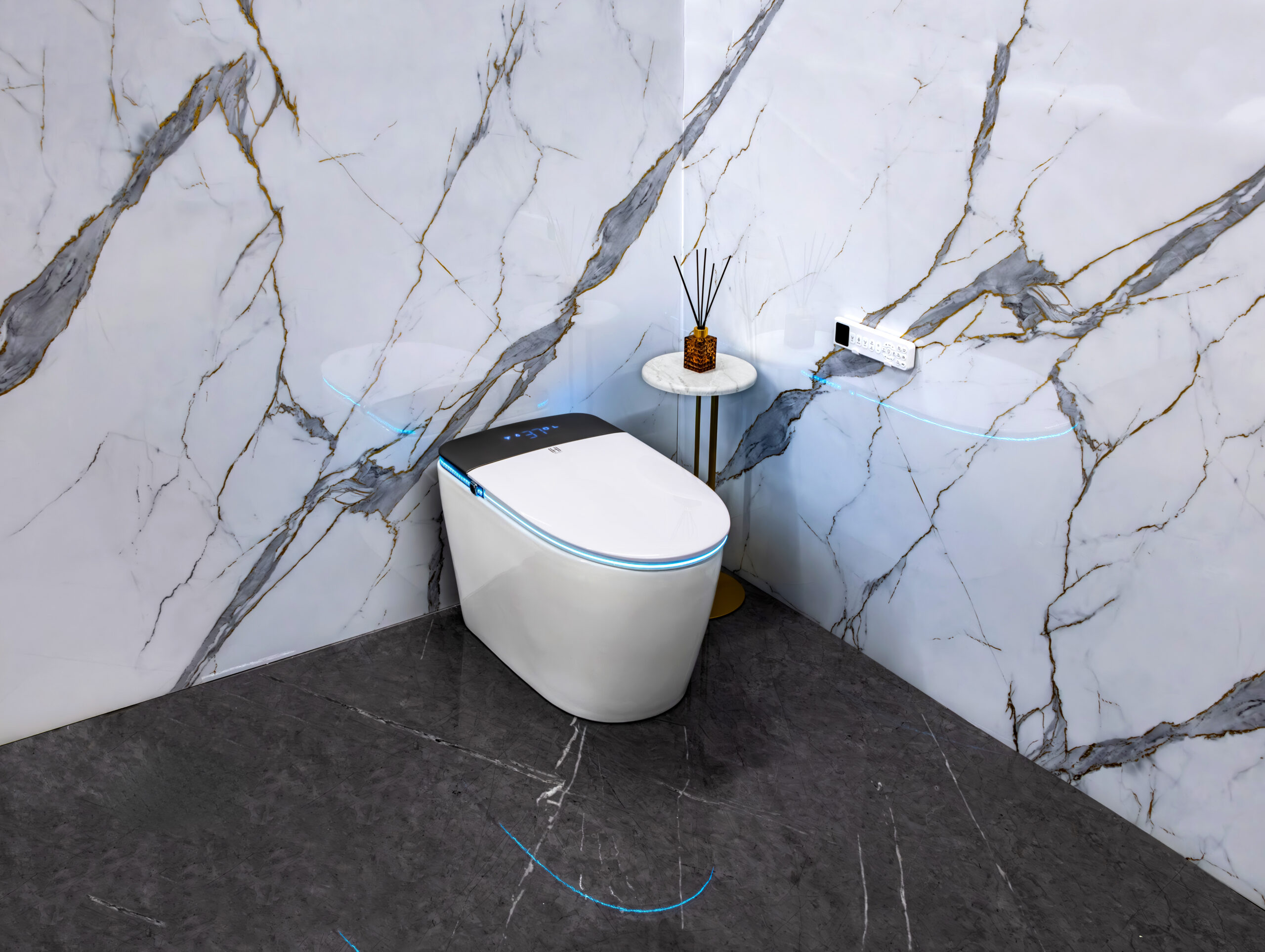 Умный смарт унитаз Hatico Pro SaniSense Напольный Белый